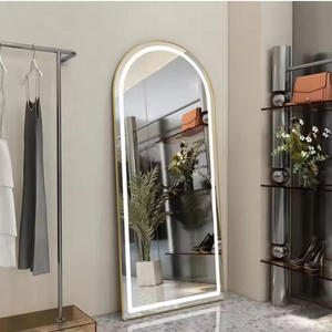 Nuevo Espejo de Cuerpo Entero con Luz LED Inteligente, Marco de Metal Hecho a Mano Contemporáneo, Montaje en Pared de Vidrio Delgado, Ecológico e Irrompible - Product Image 1