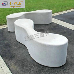 New Magic Stone Custom <b>Cement</b> Bench 3Cm Thick Irregular Shape Outdoor Patio Seating Landscape Design - Product Image 4