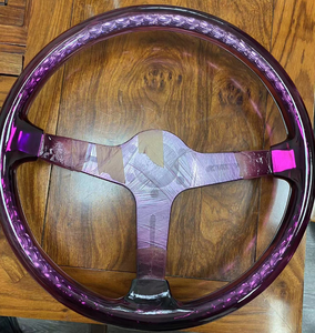 Tiypeor phổ quát tùy chỉnh 14 inch trong suốt đua xe sửa đổi tay lái - Product Image 5