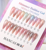 HEMA TPO Free 20 Couleurs Gel UV Constructeur d'Ongles Marque Privée Vente en Gros 1kg Gel Dur en Vrac pour Extension d'Ongles Gel de Construction Logo Personnalisé