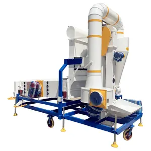 Low price hot selling Air Seed Cleaner Grader Machine Wheat Cleaning Sieve Seed Column Cleaner Grain Seed Winnower Machine