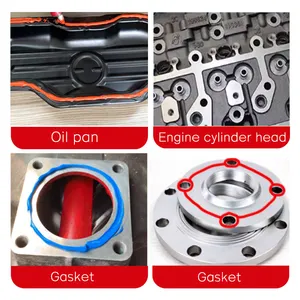 Industrial 3 Oz 85 G High Temperature Red Black Gray Clear Color Gasket Manufacturer RTV Silicone Seal Valve Cover