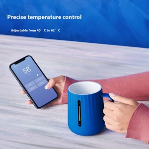 Taza de Café de Acero Inoxidable con Calefacción, Control de Temperatura, Funciones Inteligentes Habilitadas para Aplicaciones, Aislamiento Térmico de 24 Horas, Ecológica - Product Image 3