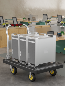 Fournisseurs vérifiés MBC-034 Chariot utilitaire multifonctionnel avec accoudoir, système de freinage, chariot pliable avec roues - Product Image 4