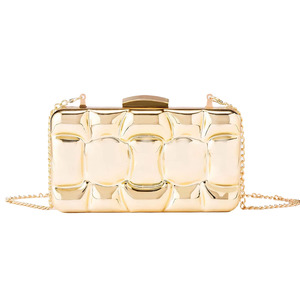 Women Formal Box Acrylic Evening <b>Bag</b> Fashion Detachable Metal Chain Clutch Purse Elegant Purse for Wedding Gala Party - Product Image 3