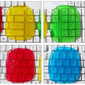 Gel de limpieza para teclado, forma cuadrada, material de PVC, para eliminar el polvo del teclado de la computadora - Product Image 4