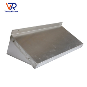 Estante de pared plana de acero inoxidable comercial VICTORY KITCHEN, equipo de catering, estante SS para suministros de laboratorio y restaurante - Product Image 1