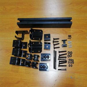 อุปกรณ์ประตูบานเลื่อนเหล็ก WEKIS สำหรับงานหนัก ทนทาน เหมาะสำหรับห้องนอน ห้องครัวกลางแจ้ง ห้องนั่งเล่น โกดัง ฟาร์ม ประตูเลื่อนเหนือศีรษะ - Product Image 1