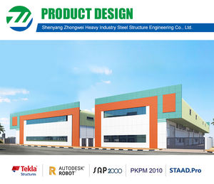 ผู้ผลิตโกดังโครงสร้างเหล็ก สร้างง่าย พร้อมใบรับรอง CE - Product Image 3