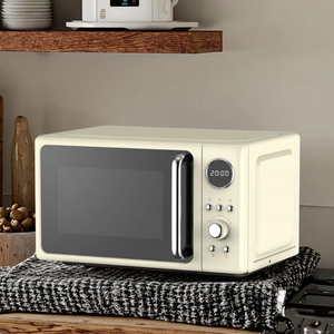 <span class=keywords><strong>Horno</strong></span> <span class=keywords><strong>microondas</strong></span> de encimera de acero inoxidable con Control Mecánico Eléctrico Retro de 20L de alta calidad para uso doméstico - Product Image 4