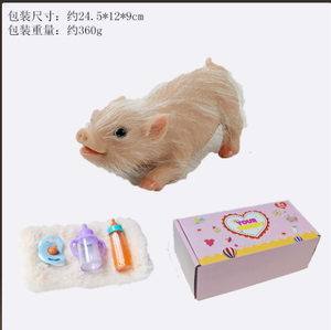 Juguete de Cerdo de <span class=keywords><strong>Silicona</strong></span> Realista, Mini Cerdo de <span class=keywords><strong>Silicona</strong></span> Ecológico, Juguete Antiestrés para Decoración del Hogar y la Oficina - Product Image 4