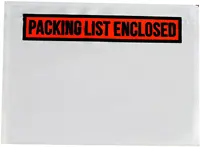Sobres de lista de embalaje personalizados, bolsa para documentos, 6x10 pulgadas