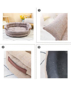 Cojín de arpillera multifuncional grande para perros, sofá para mascotas, cama para mascotas, camas para perros - Product Image 6