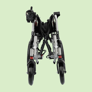 Silla de ruedas eléctrica, compacta, ligera, motorizada, plegable, para adultos, resistente, todo terreno, transporte, andador de viaje, andador - Product Image 2