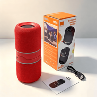 Haut-parleur portable magnétique TWS 2-en-1 en tissu pour extérieur, stéréo double canal, mini subwoofer pour fêtes et réunions