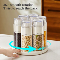 Boîte de Stockage Thé Sucre Grain de Café Verre Borosilicate Blocage UV Vide Scellé Hermétique Frais Grand Récipient Fermentatio