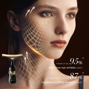 Masajeador Facial y de Cuello Reafirmante, Portátil, Impermeable, a Batería, Antienvejecimiento, Rejuvenecimiento de la Piel, Reductor de Papada - Product Image 2