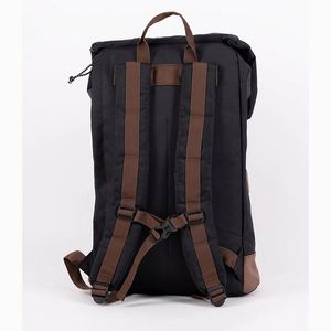 Free Sample High Quality Custom Logo Student School Roll Top <b>Backpack</b> Waterproof Large Capacity <b>Rolltop</b> <b>Backpack</b> - Product Image 1