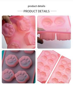 Molde de Silicona Antiadherente con Forma de Animal para Hornear Pasteles, Helados, Dulces, Chocolates, Mousse, Gelatina y Galletas - Product Image 3
