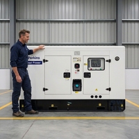 Groupe électrogène diesel silencieux 200 kW à prix abordable, facilement déplaçable, avec alternateur à bobinage 100 % cuivre et panneau de commande intelligent pour l'alimentation de secours