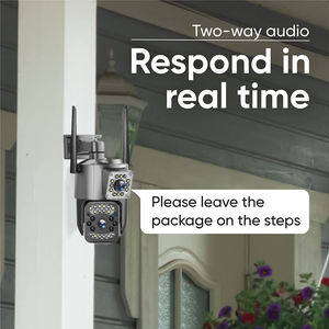 V380 4G SIM卡网络闭路电视摄像头安全报警系统，适用于家庭和企业，户外安全摄像头 - Product Image 2