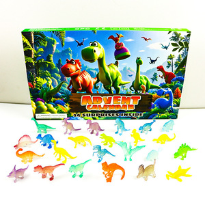 Calendario de Adviento de Dinosaurios con 24 Sorpresas, Juguetes de Goma Suave para Niños de 7 a 14 Años, Regalo Unisex - Product Image 3