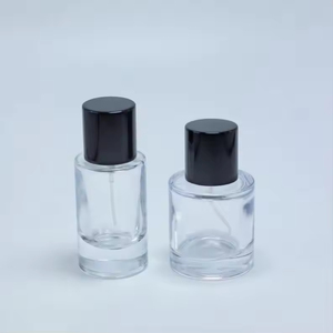 Venta al por Mayor de Botellas de Perfume Redondas de Vidrio Transparente de 30ml, 50ml y 100ml, con Impresión de Logotipo Personalizado, Botellas de Fragancia Vacías de Lujo con Caja - Product Image 1