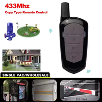 Duplicateur de télécommande automatique pour garage 433 MHz, ouvre-porte de portail avec code fixe, clonage de code roulant électrique en ABS pour accès au portail