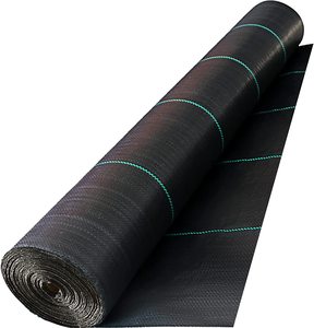 Toile géotextile tissée pour aménagement paysager, protection <span class=keywords><strong>anti</strong></span>-<span class=keywords><strong>herbe</strong></span>, <span class=keywords><strong>anti</strong></span>-UV, en polypropylène, découpée pour l'agriculture - Product Image 4