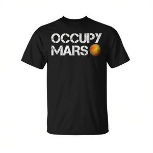 Camiseta de ciencia Occupy Mars Astronomy Space Explorer - Product Image 2
