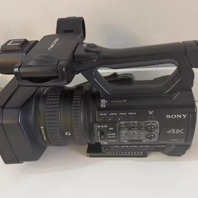 Used Original Sonys HXR-NX200 4k NXCAM Camcorder 12x (optical) Zoom Ratio Built-in Microphone FHD Meeting Camera