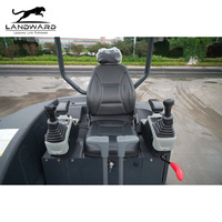 Mini-excavatrice diesel Landward, livraison gratuite, 2 tonnes, 3,5 tonnes, micro-excavatrice hydraulique sur chenilles pour la construction agricole, vente en gros