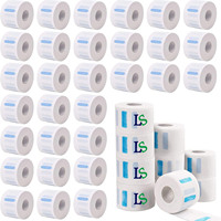 Bandas elásticas desechables de papel para cuello de peluquería, para corte de pelo, estilismo y salón de belleza