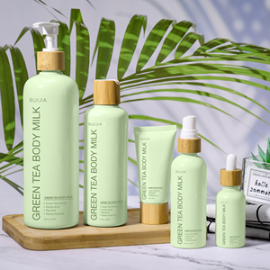 200Ml 260Ml Màu Xanh Lá Cây <span class=keywords><strong>HDPE</strong></span> Chai Kem Dưỡng Da Với Nắp Lật Chất Lượng Cao Gel Tắm Dầu Gội Chăm Sóc Da Đóng Gói 300Ml 400Ml 500Ml - Product Image 2