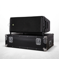 KD-30 Haut-parleur Line Array Actif Professionnel 1100W Étanche avec Aimant Néodyme en Plastique, 2x10 pouces, Contrôlé par DSP FiRPHASE