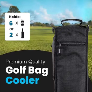 Sac isotherme de 6 canettes de bière <span class=keywords><strong>golf</strong></span> avec logo personnalisé et bandoulière réglable motif de sublimation isolé refroidissement des boissons alimentaires - Product Image 6