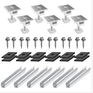 Rail en U de 20 cm galvanisé à chaud pour support de montage solaire pour installation de panneaux photovoltaïques - Product Image 2