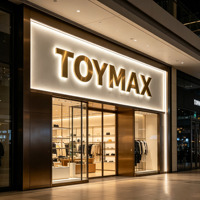 Lettres 3D LED rétroéclairées noires personnalisées pour la publicité et les entreprises Utilisation en extérieur IP65 Étanche Télécommande