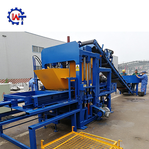 Machine à fabriquer des blocs de pavés QT4-15, machine à briques automatique, machine à briques en <span class=keywords><strong>béton</strong></span> - Product Image 1