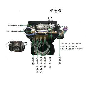 Turbine dentaire portable électrique Guangzhou 401, certifiée CE Classe II, avec sac à dos, pour blanchiment dentaire et placages - Product Image 3