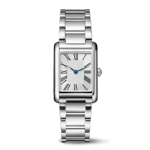 Reloj Personalizado de Diseño de Marca de Alta Gama, Acero Inoxidable, Movimiento Japonés, Esfera con Números Romanos, Reloj Rectangular Clásico de Lujo - Product Image 1