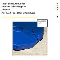 Plaque antidérapante en caoutchouc durable pour haltères, diamètre du trou 35 mm, équipement d'entraînement de fitness portable pour la maison