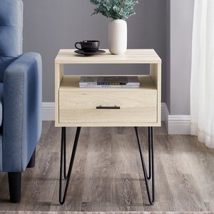 Table de chevet intelligente en bois avec tiroir, une façon simple d'organiser n'importe quelle table de chevet en bois - Product Image 6