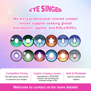 Lentes de Contacto de Color para Cosplay de Anime Famoso VENTI, Accesorios de Cosplay Meetone <span class=keywords><strong>Mensuales</strong></span>, Venta al por Mayor - Product Image 5