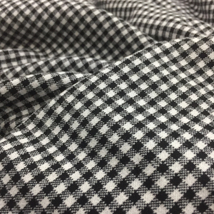 De alta calidad Blanco y Negro Plaid algodón de poliéster rayón tejido cepillado es Super suave y gruesa - Product Image 3