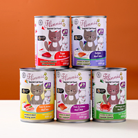 Nourriture humide pour chat Flinnie, haute teneur en viande, sans OGM, sans céréales, sans additifs, texture pâtée, très savoureuse