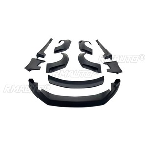 Kit carrosserie pour Ford Mustang : Lame de pare-chocs avant, jupes latérales, spoiler de pare-chocs arrière, protection de passage de roue arrière, accessoires automobiles - Product Image 3