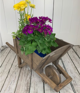 Rustique À La Main <span class=keywords><strong>En</strong></span> <span class=keywords><strong>Bois</strong></span> Fleur <span class=keywords><strong>Brouette</strong></span> Planteur Station <span class=keywords><strong>Jardin</strong></span> Wagon Décor Boîte Surélevé <span class=keywords><strong>Jardin</strong></span> Lit Planteur Boîte Pour L'extérieur - Product Image 3