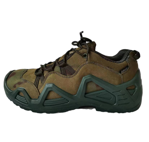 TSB07 Black Suede Cow Leather Ranger High Quality <b>Hiking</b> Camping Cosplay Heavy Duty Suede Tactical <b>Boots</b> Shoes Ankle <b>Boots</b> - Product Image 3