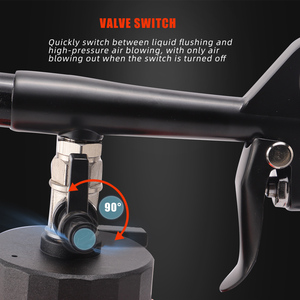 Pistolet de nettoyage haute pression SPTA pour voiture, outil de lavage intérieur de voiture, pistolet de lavage de détail avec spinner métallique pour le detailing automobile - Product Image 6